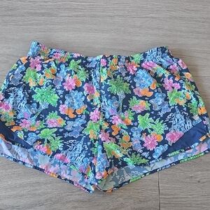 Lilly Pulitzer X Disney Parks Athletic Shorts. Ocean Trails! Size L.